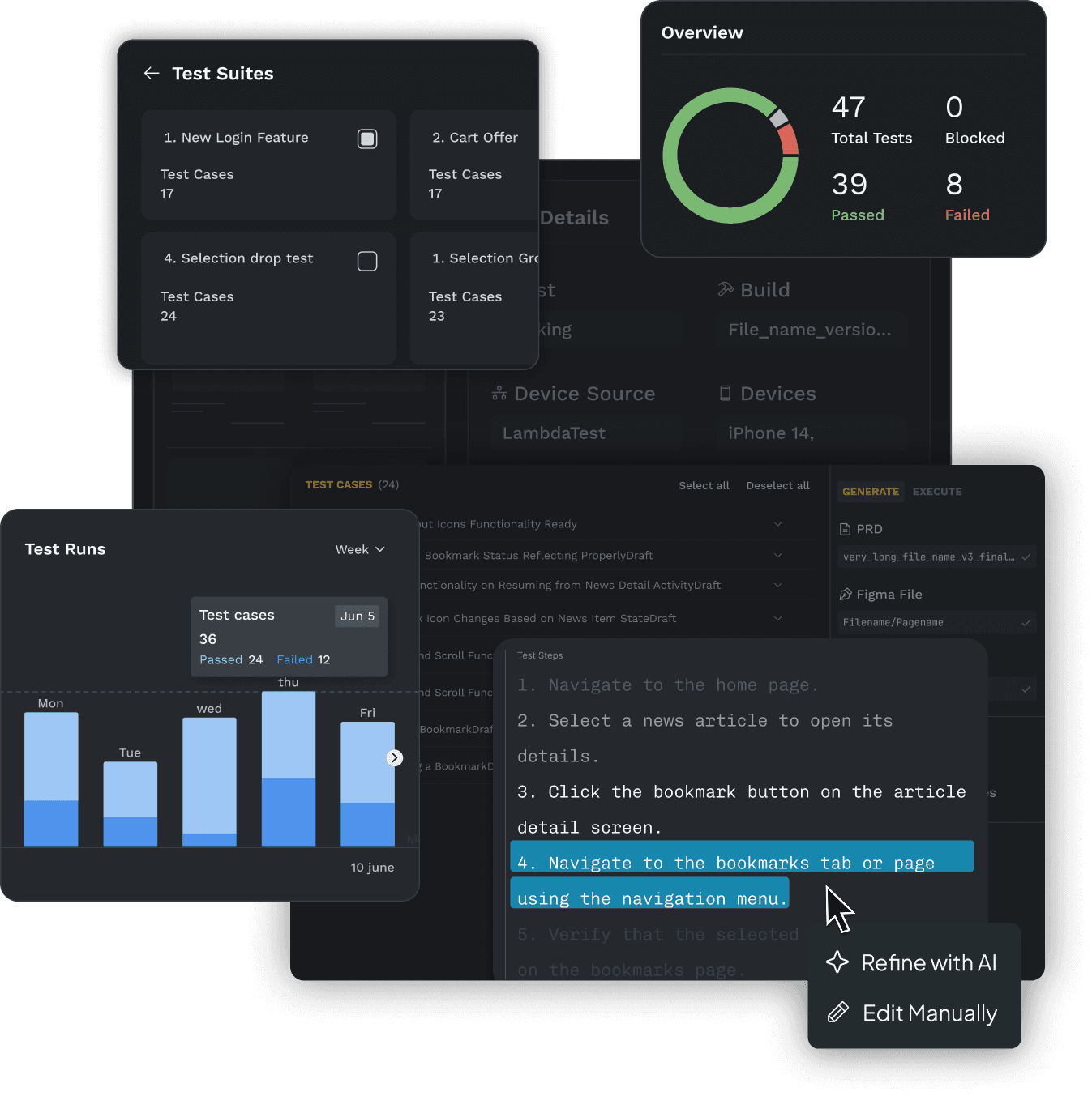 Quash Dashboard Interface