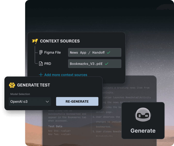 One-step Test Case Generation
