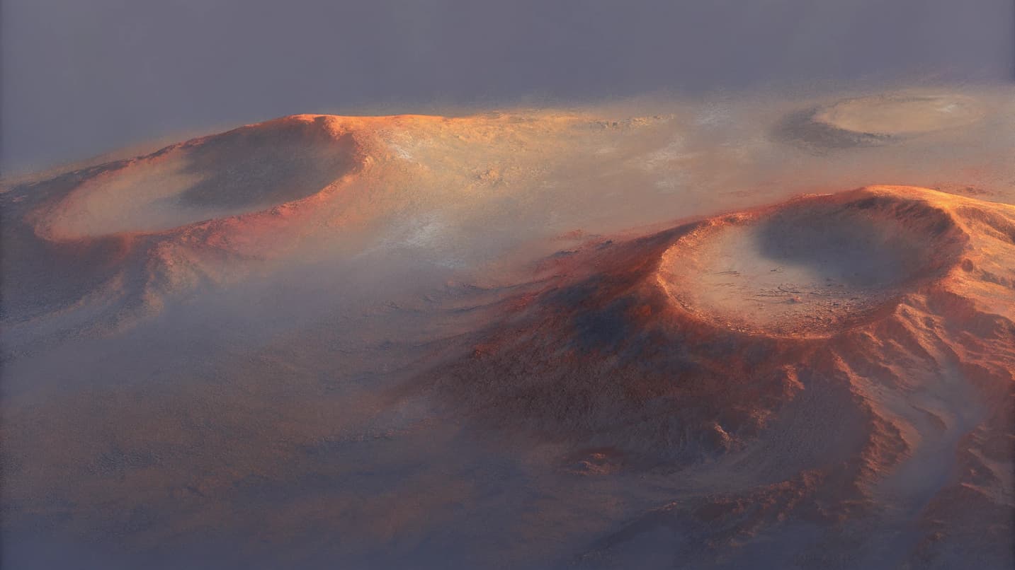 Craters background