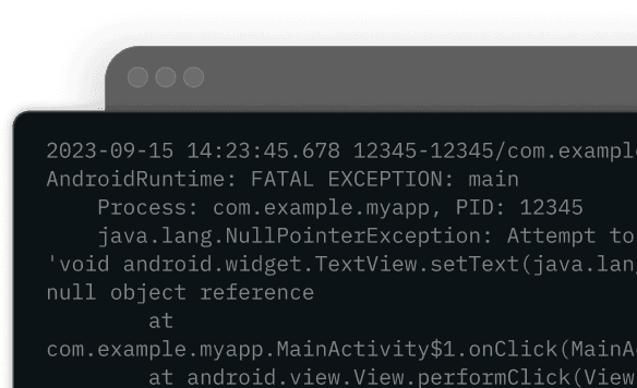 Precise crash logs attached with the issue