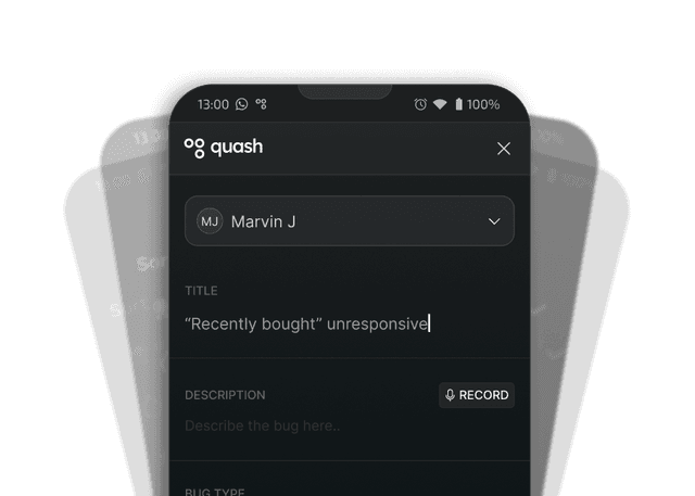 Shake & report bugs directly from your device