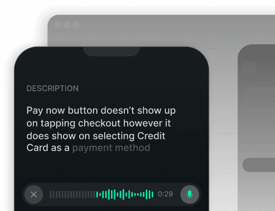 Attach voice notes and comments