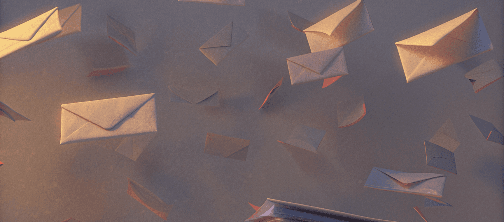 Newsletter geometric pattern